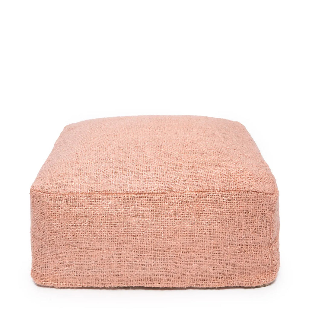 the oh my gee pouf - salmon pink