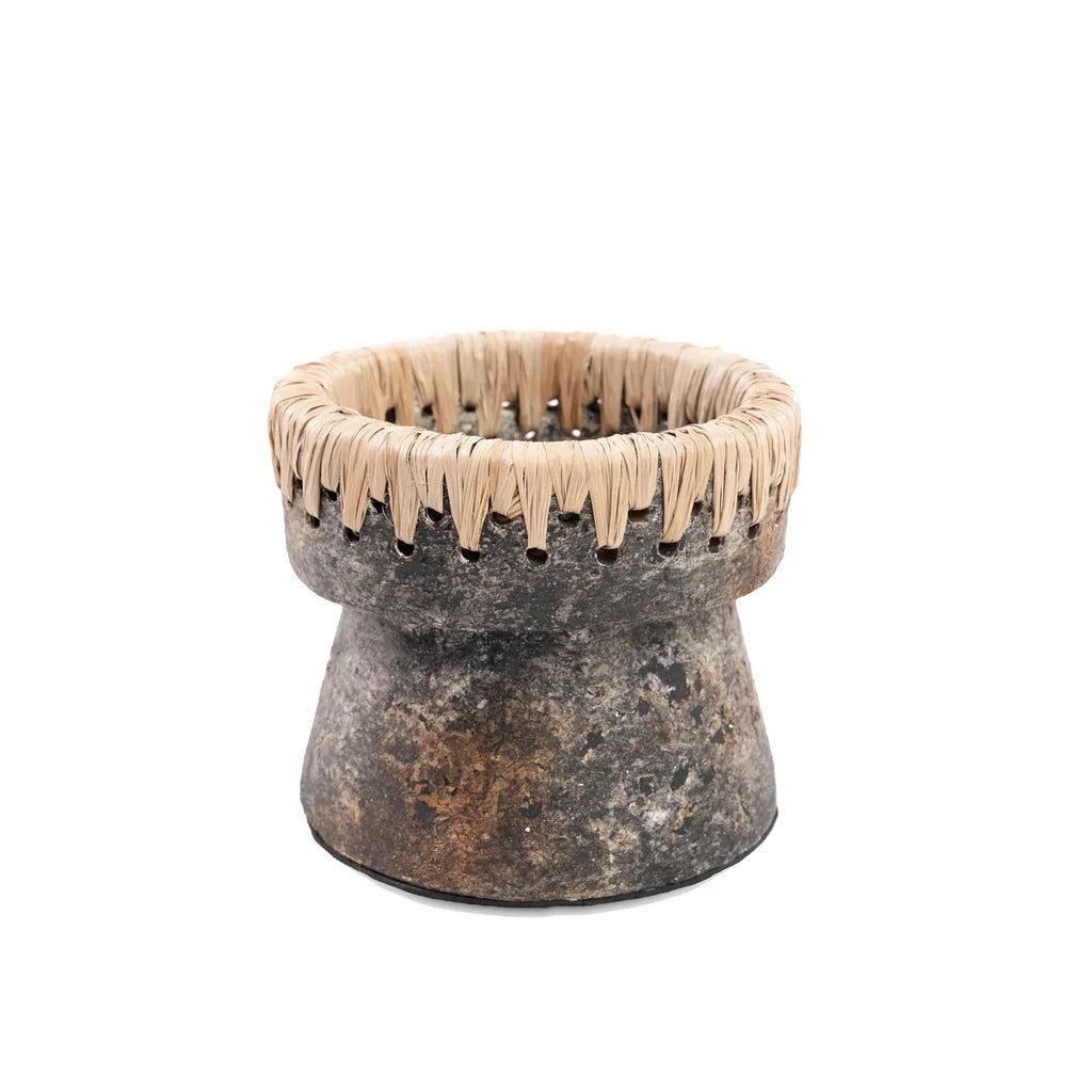 the pretty candle holder - antique grey - s