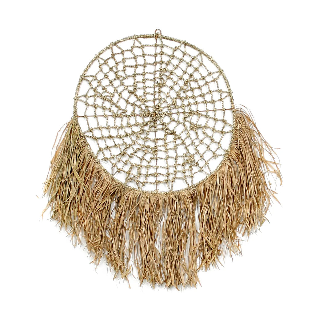 the raffia dreamcatcher - natural