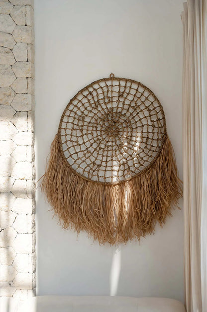 The Raffia Dreamcatcher - Natural