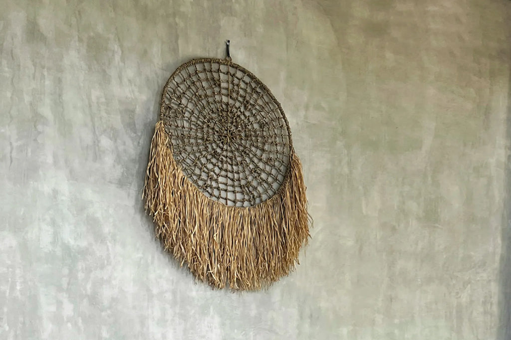 the raffia dreamcatcher - natural