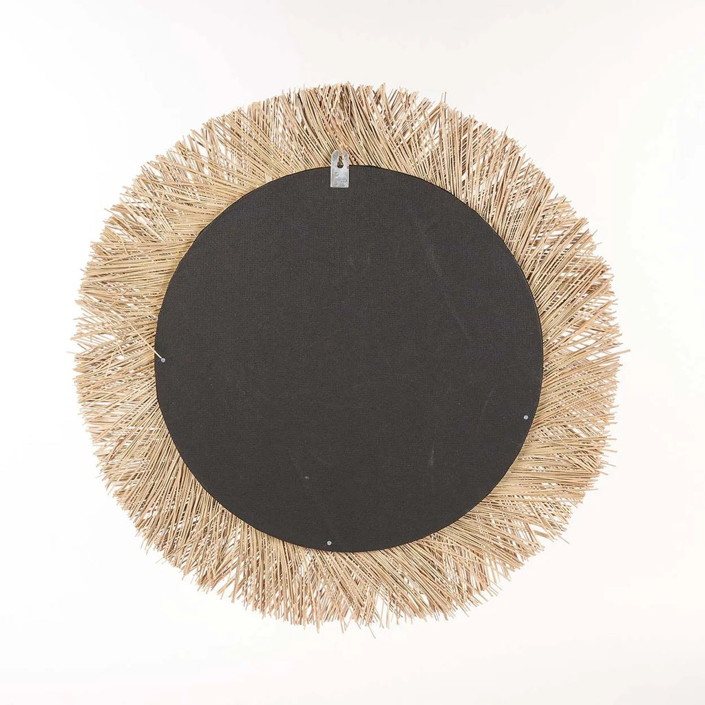 the rattan mirror - natural - m