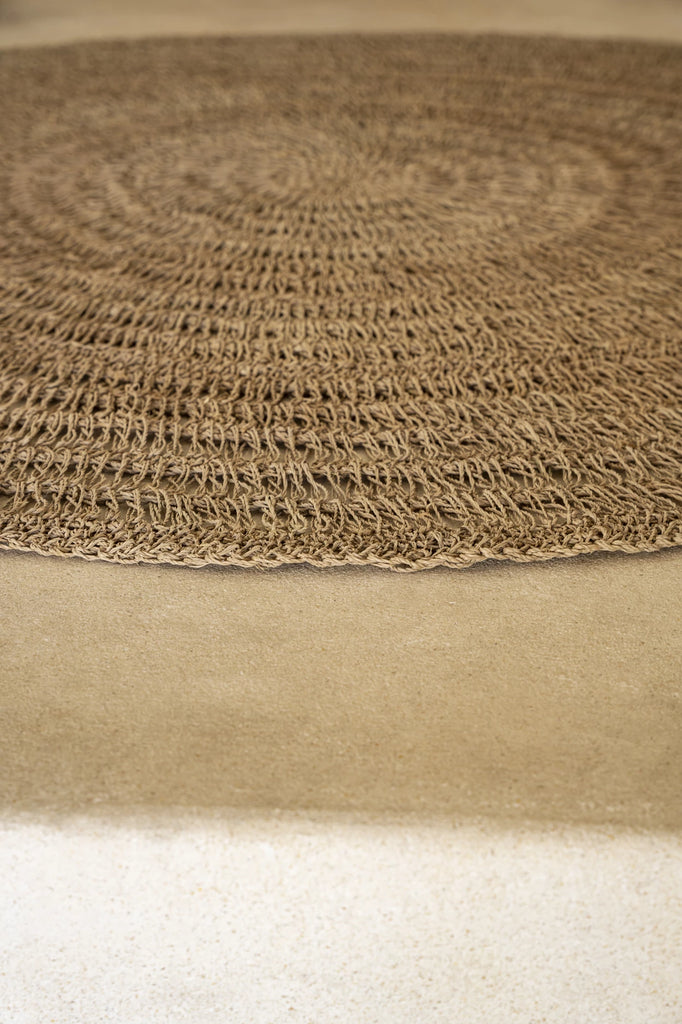 the seagrass carpet - natural - 100cm