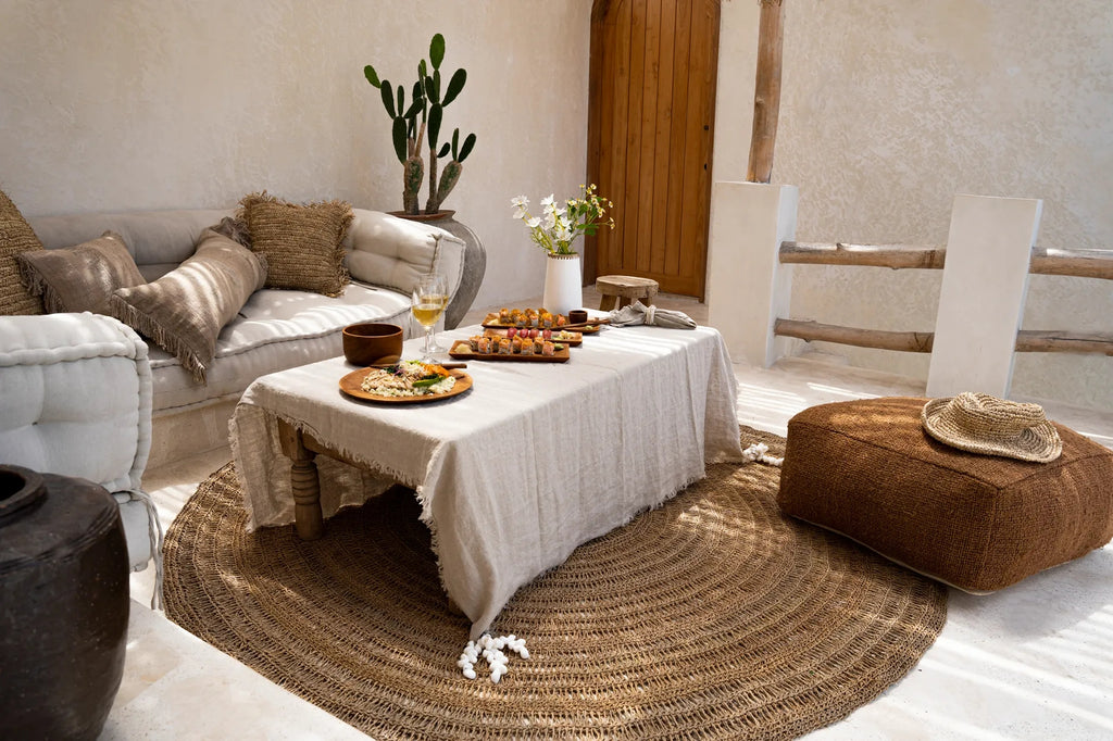 the seagrass carpet - natural - 150cm