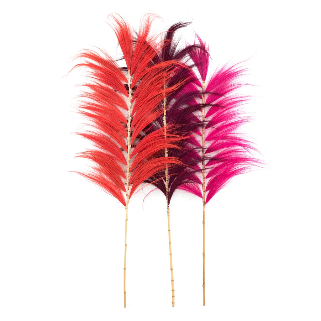 the stunning leaf - vivid red - set of 6