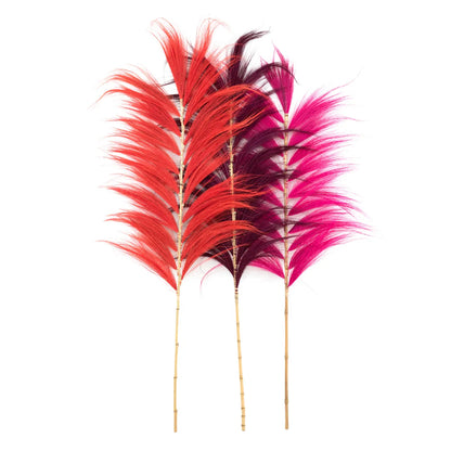 The Stunning Leaf - Vivid Red - Set of 6