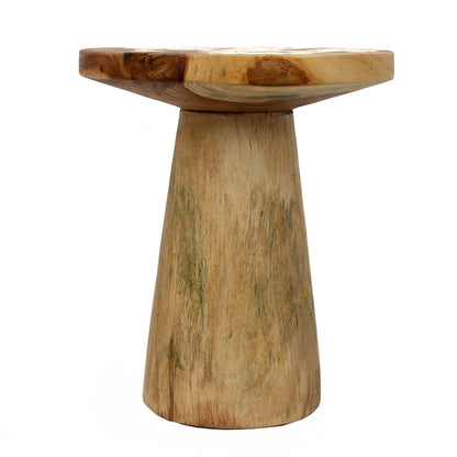 The Timber Conic Side Table - Natural - 50