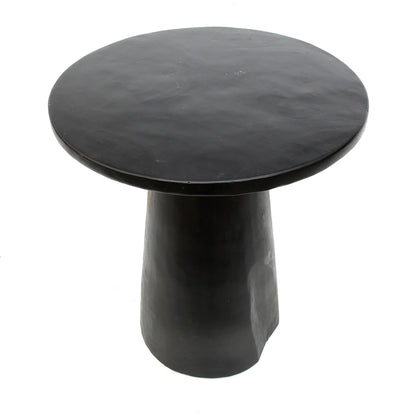 The Timber Conic Side Table - Black - 50