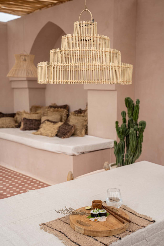 de wedding cake hanglamp - naturel - m