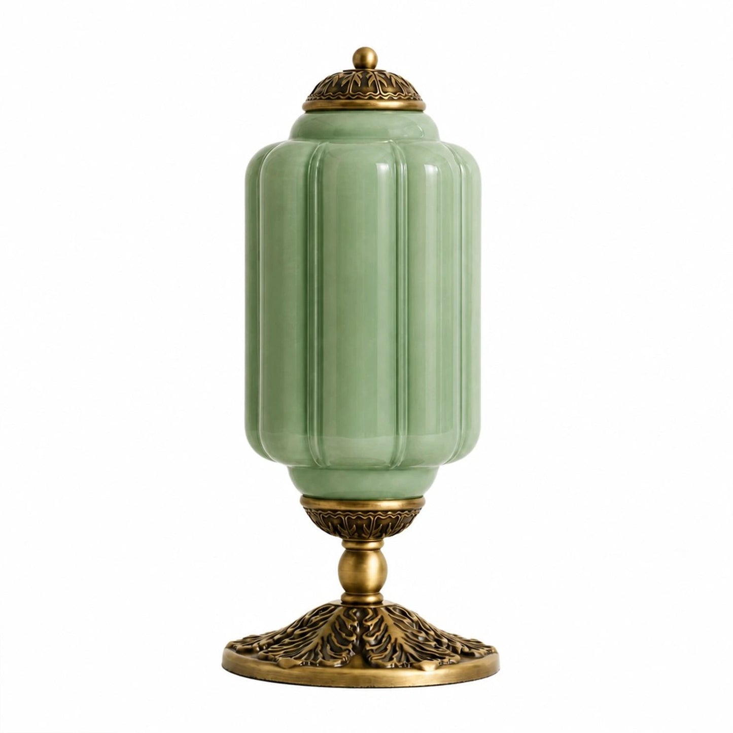 lumi eloise tafellamp in frans retro-stijl, crèmekleurig glas met structuur