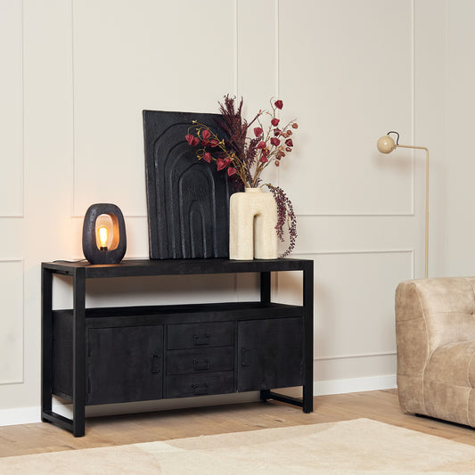 Sideboard Boaz Black | 135 cm