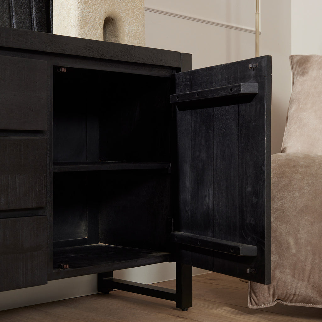 sideboard boaz black | 160 cm