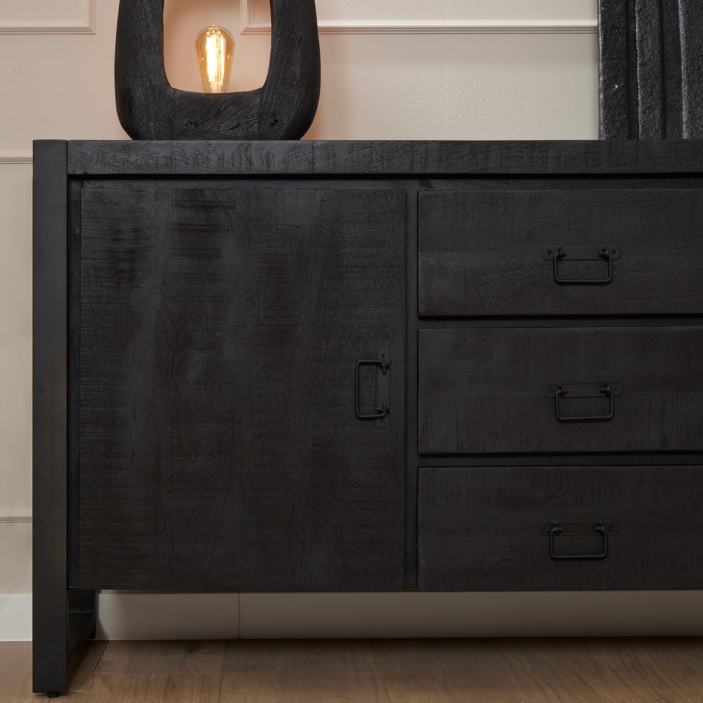 sideboard boaz black | 160 cm