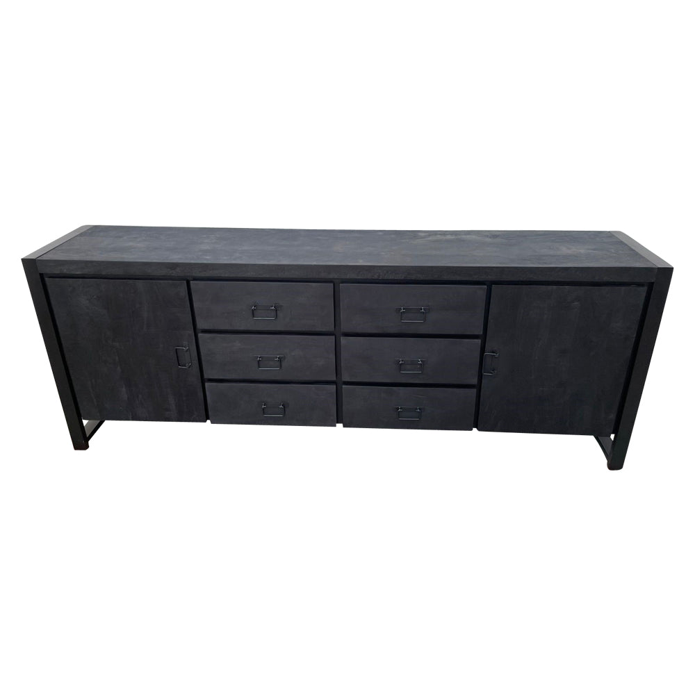 sideboard boaz black | 200 cm