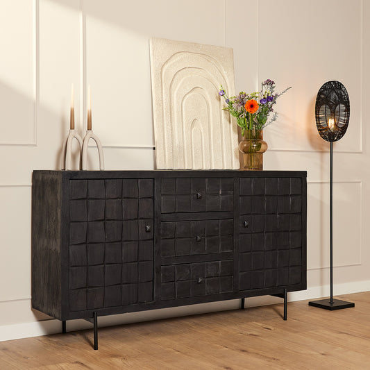 Brandy Black Sideboard | 160 cm