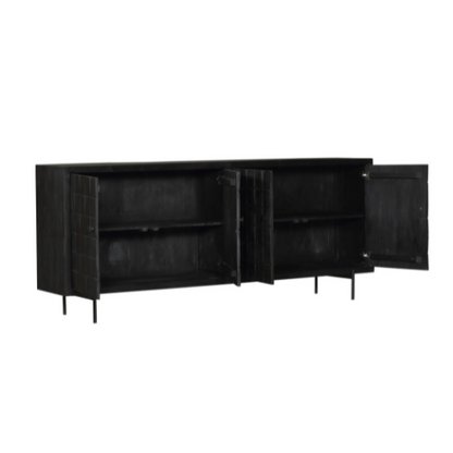 Sideboard Brandy Black | 220 cm