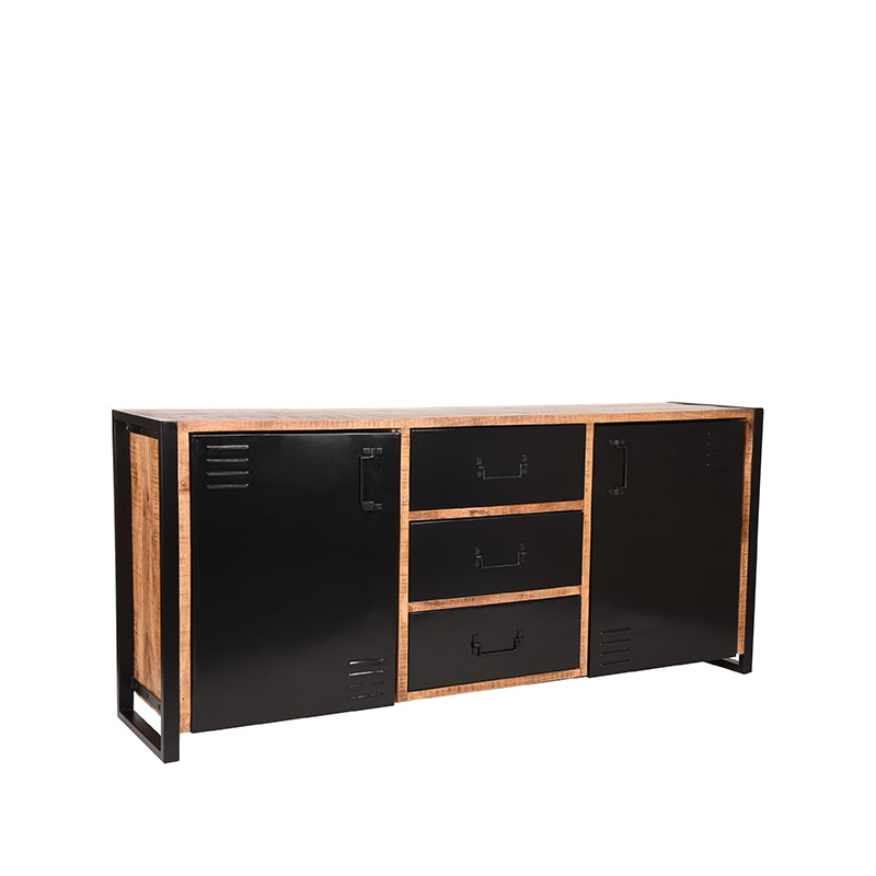 label51 dresser brussels - rough - mango wood - 190 cm