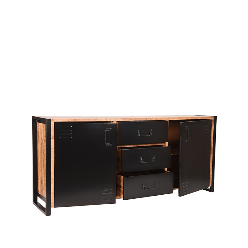 label51 dresser brussels - rough - mango wood - 190 cm