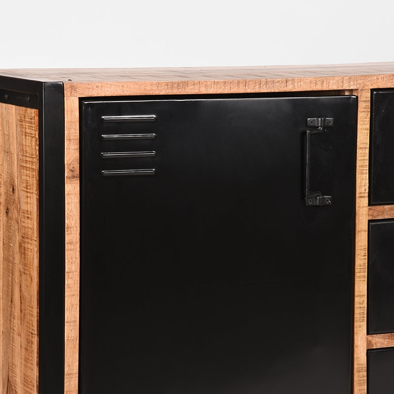 label51 dresser brussels - rough - mango wood - 190 cm