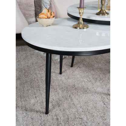 Melle coffee table - Marble - 55 cm