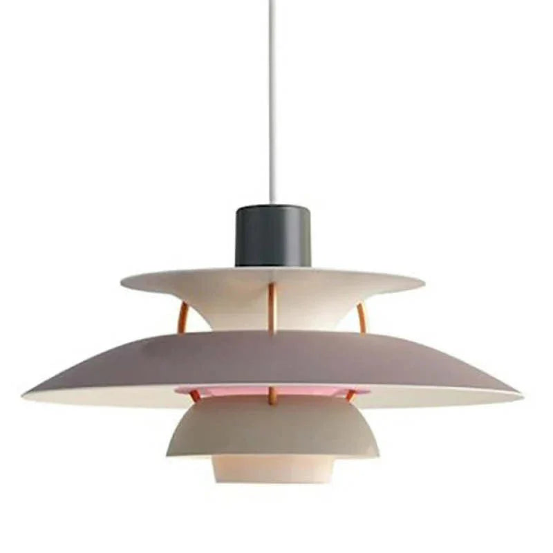 elegante morandi moderne led hanglamp met sfeervolle kap