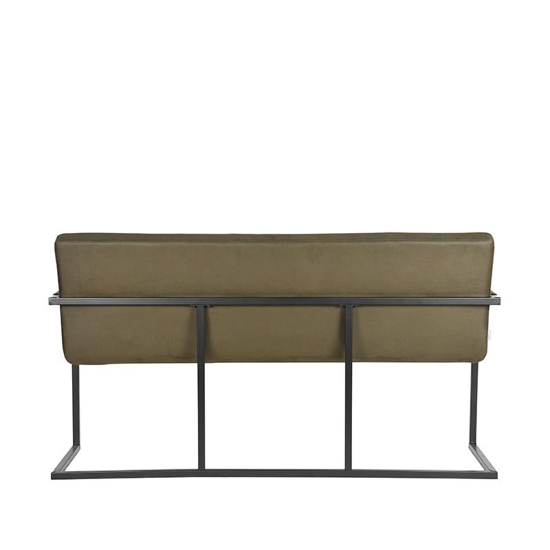 label51 dining bench denmark - army green - microfiber - 155 cm