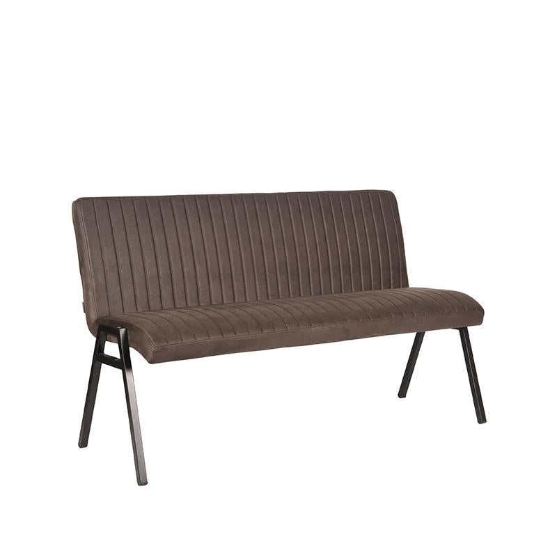 label51 dining bench matz - anthracite - microfiber - 145 cm