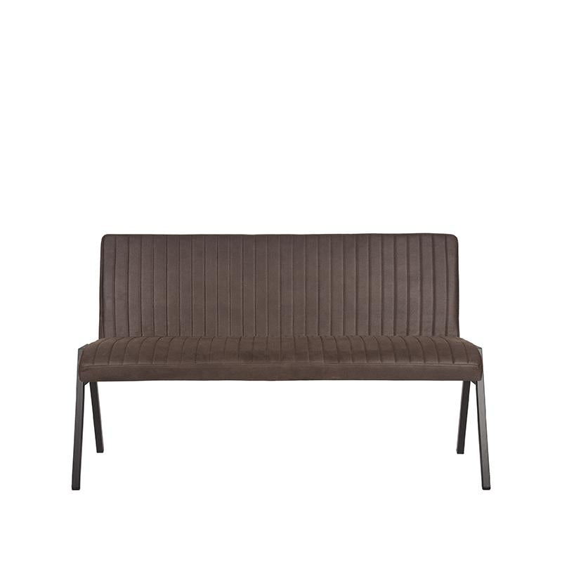 label51 dining bench matz - anthracite - microfiber - 145 cm