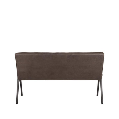 LABEL51 Dining bench Matz - Anthracite - Microfiber - 145 cm