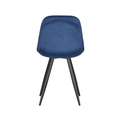 LABEL51 Capri Dining Chair - Blue - Velvet