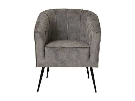 Dining room chair Chester - 60x63x83 - Dolphin gray - Adore 180