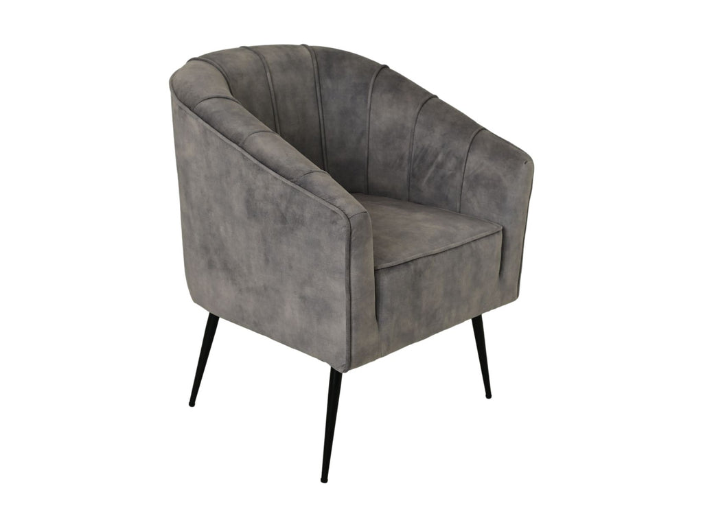 dining room chair chester - 60x63x83 - dolphin gray - adore 180