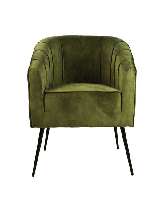 Dining room chair Chester - 60x63x83 - Olive green - Adore 16