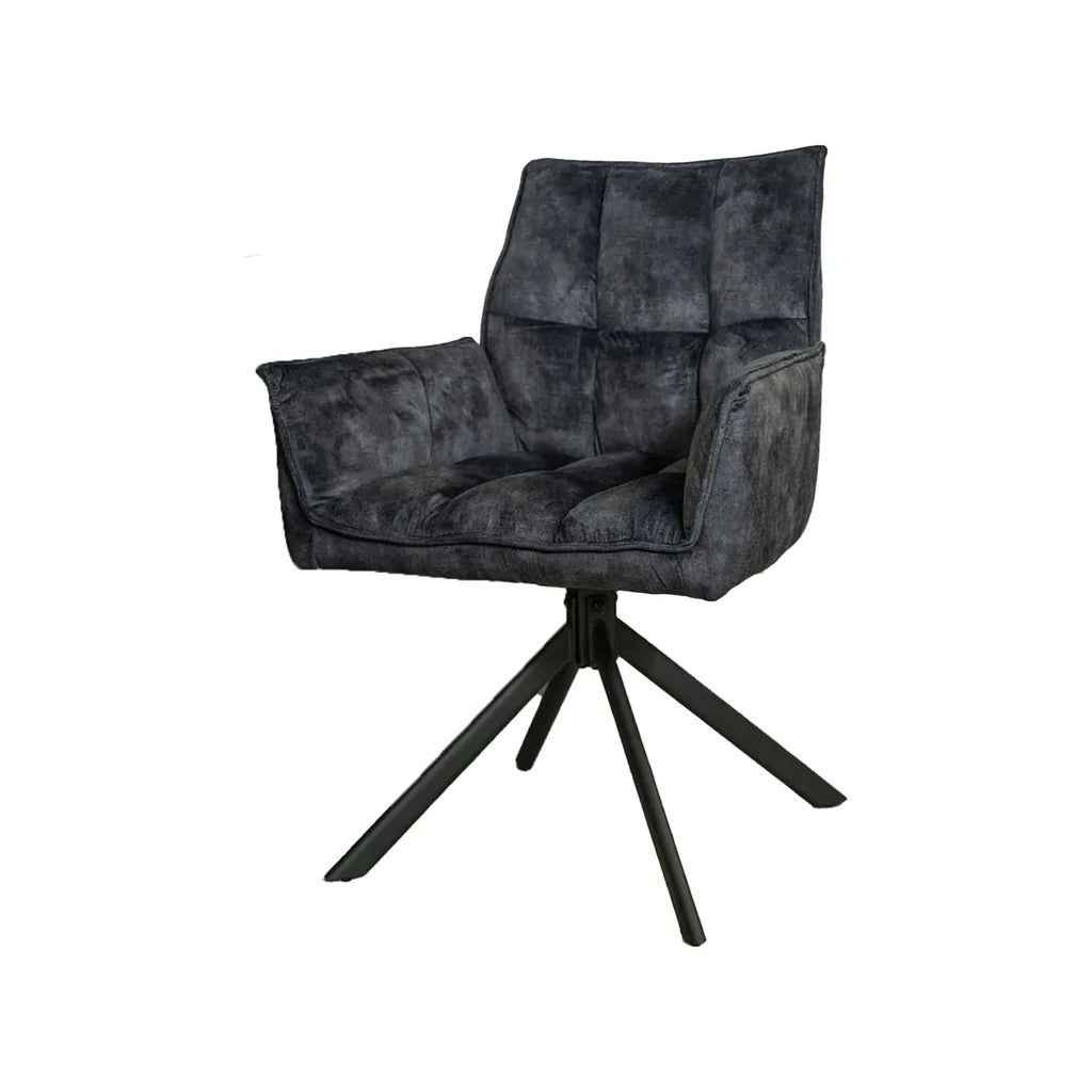 dining chair dani | velvet anthracite