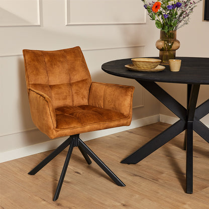 Dining chair Dani | Velvet Gold