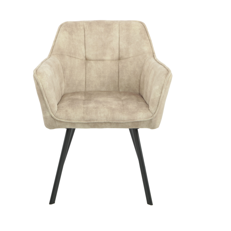 dining chair emma | velvet taupe