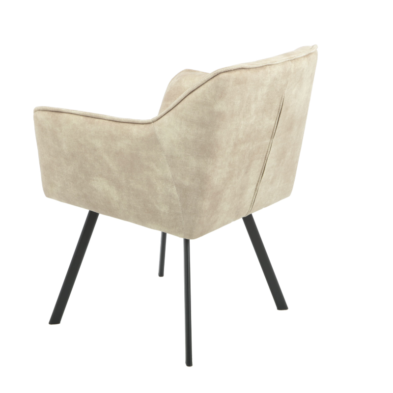 dining chair emma | velvet taupe