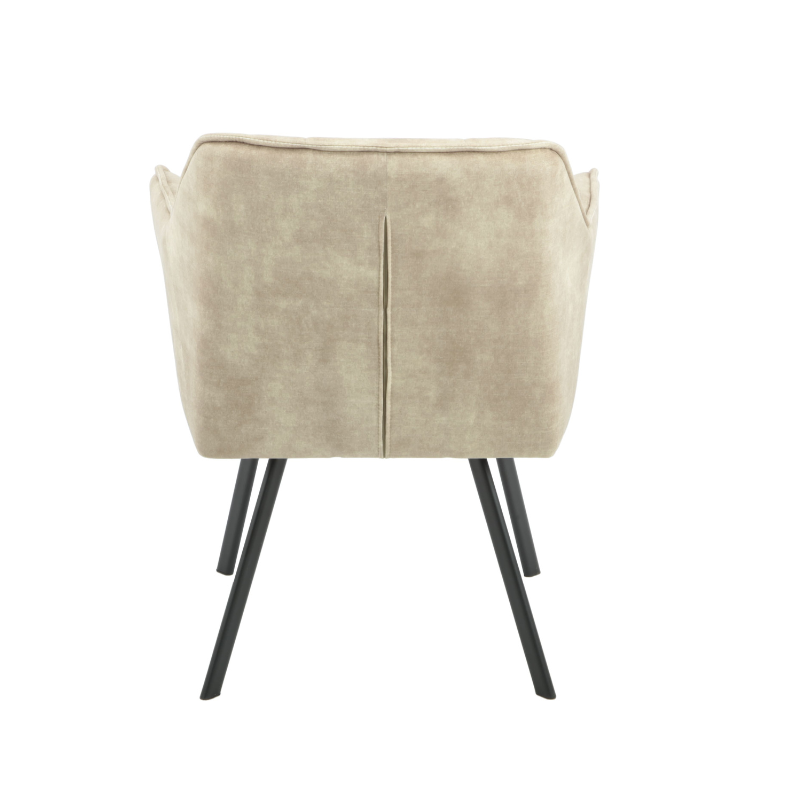 dining chair emma | velvet taupe