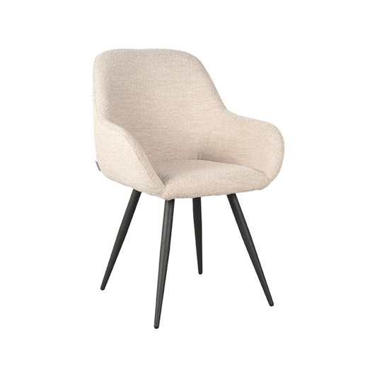 LABEL51 Dining chair Fender - Natural - Boucle