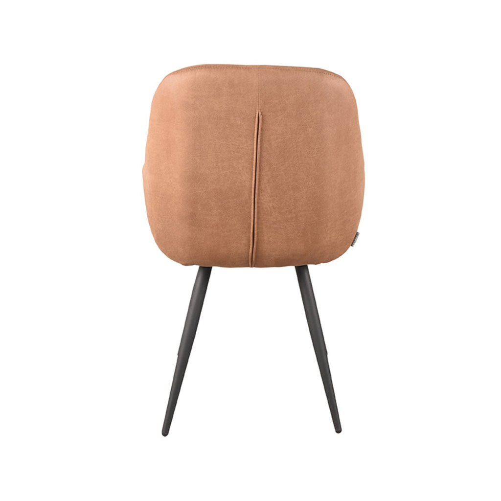 label51 dining chair fender - cognac - microfiber