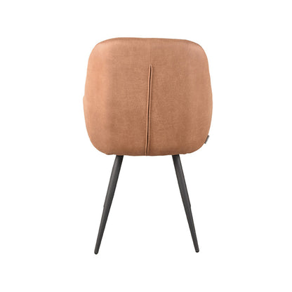 LABEL51 Dining chair Fender - Cognac - Microfiber