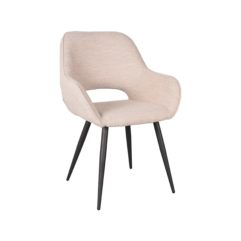 label51 dining chair fer - natural - boucle