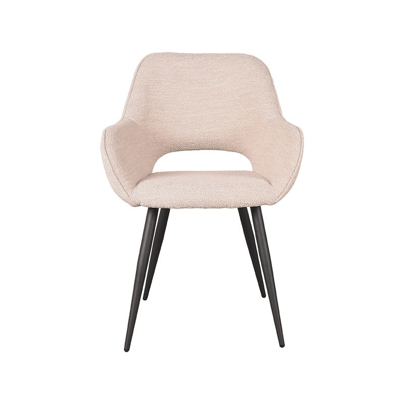 label51 dining chair fer - natural - boucle