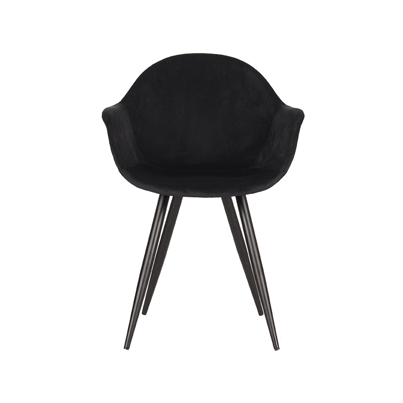 label51 dining chair forli - black - velvet