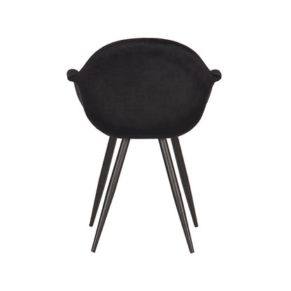 LABEL51 Dining chair Forli - Black - Velvet