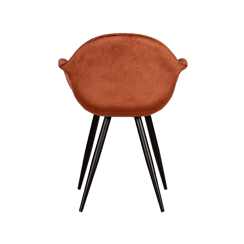 label51 dining chair forli - rust - velvet