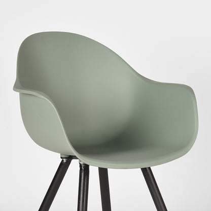 LABEL51 Dining chair Luca - Forest - Plastic