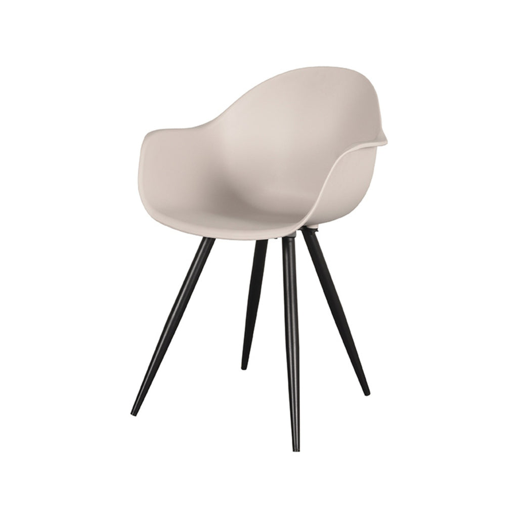 label51 dining chair luca - sand - plastic