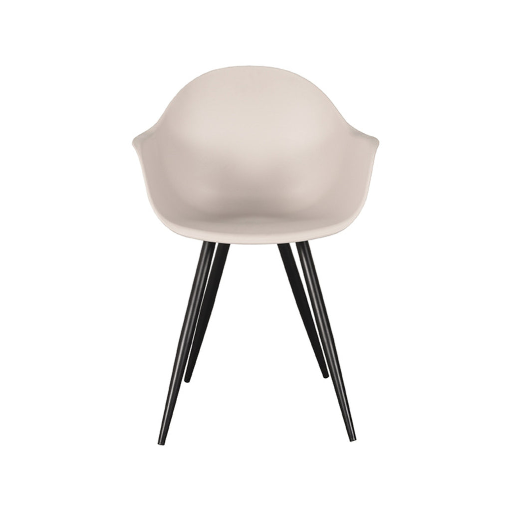 label51 dining chair luca - sand - plastic