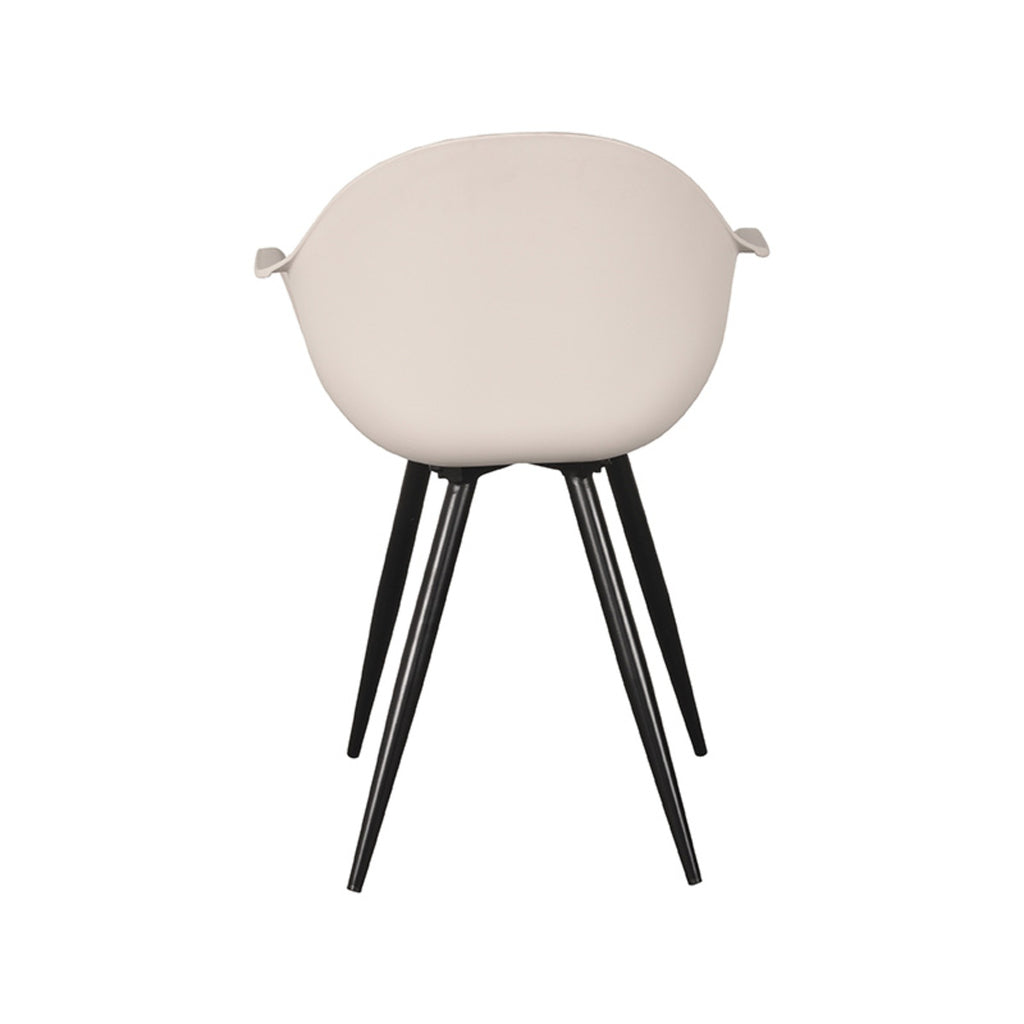 label51 dining chair luca - sand - plastic